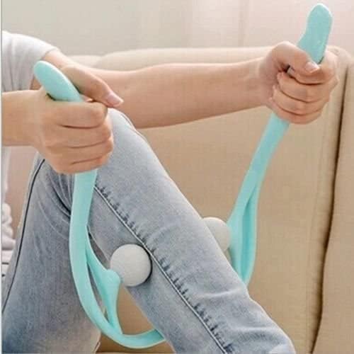 Mount Plus M1212 Shiatsu Neck Massager for Neck and Shoulder with Deep Tissue Trigger Point Manual Self Muscle Massage for Muscle Pain Relief (Simulates Massage Therapist Hands) (1 Pack Pink)