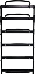 Power Systems Economy Wall Rack for Foam Rollers, 9.5 x 23 x 49 Inches, Black (80241)