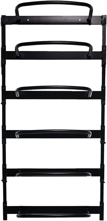 Power Systems Economy Wall Rack for Foam Rollers, 9.5 x 23 x 49 Inches, Black (80241)