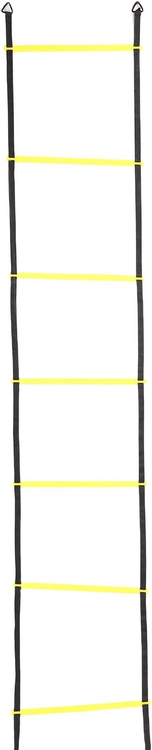 Keenso Speed Ladder Agility Training Set, Plastic and Nylon Equipment for Soccer, Football, Basketball Training at Home or Outdoors