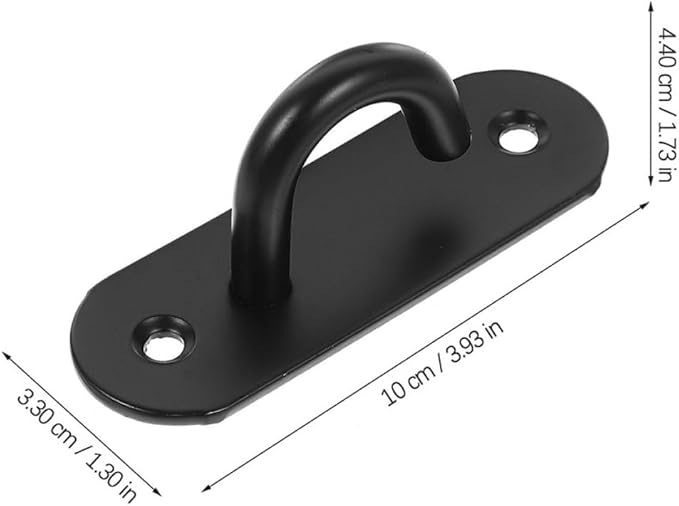 4pcs Stainless Steel Resistance Band Anchor Wall Hooks Heavy Duty Safety Strap Hangers for Home Gym Strength Training Equipment Attachments