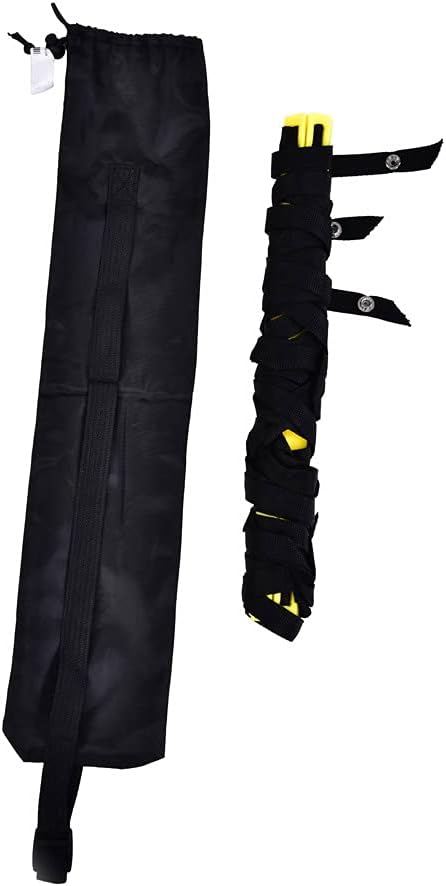 BAFOVY Agility Ladder, Adjustable 8 Rung Heavy Duty Football Training Ladder with Durable Nylon Straps, for Speed Agility Coordination Balance Football Rugby Tennis Baseball