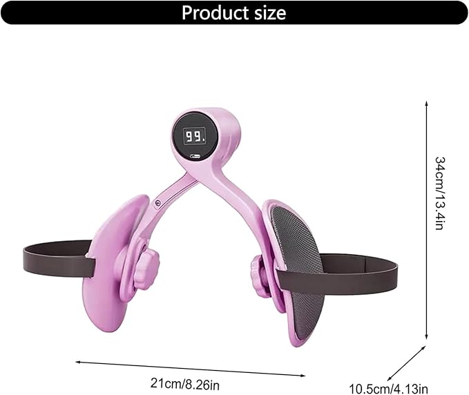 Inner Thigh Toner Muscle Fitness Exercise Equipment Pelvic Floor Trainer Arm Leg Exercisers for Home Gym Pelvic Floor Trainer Home Fitness Equipment Inner Thigh Toner