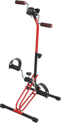 Pedal Exerciser Bike for Physical Therapy,Hand Arm Leg Knee Peddler,Adjustable Knee Bike for Seniors,Rehabilitation Machine Elderly Home Exercise Bikes for Total Body, with Gift Box & Monitor