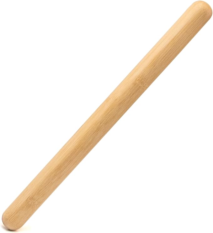 Bamboo Massage Stick - Body Shaping Roller, Guasha Massage Tool for Relaxing Muscles