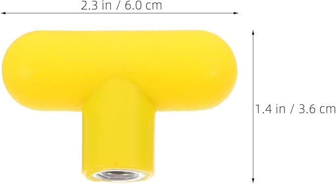 4pcs T-Handle Knob: M8 Rotating Grip - Pulley Loading Pin Handle for Gym Machines Fitness Equipment Workout Machines - Strength Training Equipment Attachments