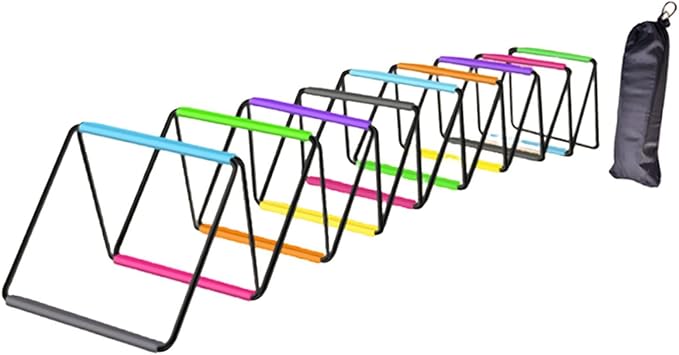 Agility Ladder Jumping Hurdles for Men Women and Kids Flexible Football Footwork Ladders Speed Ladder for Outdoor Sports