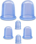 Silicone Cupping Therapy Sets (6-Pc Kit) - Included 2 Pcs Facial Suction Cups, Anti Cellulite Cup Massager - Vacuum Suction Cup for Cellulite Treatment - Amazing Cellulite Remover
