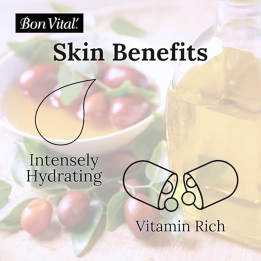 Bon Vital' Deep Tissue Massage Lotion for Deep Tissue Massages and Muscle Relaxation, Moisturizer Leaves No Greasy Feeling, Penetrates Deeply to Repair and Soften Skin, 8 Oz, Label May Vary