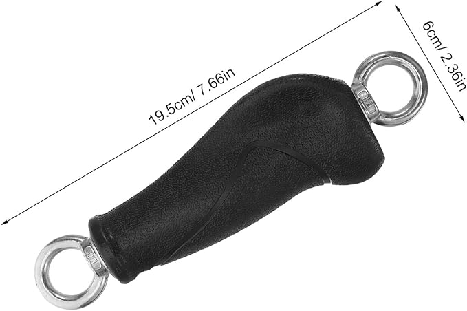 DECHOUS 2pcs Fitness Cable Machine Handles Pull Down Exercise Equipment Grips with Dual Loop Design for Strength Training Gym Accessories