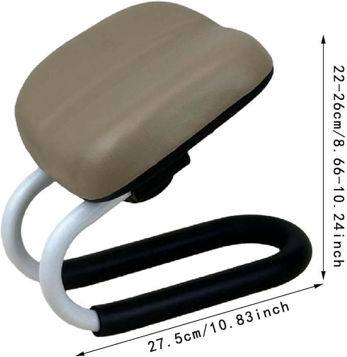 Meditation Bench,Kneeling Stool Thick Cushion Prayer Seiza Chair Adjustable Height for Praying Yoga Zen Practice Mindfulness, Beige