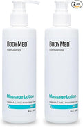 BodyMed Formulations Massage Lotion, 8 oz. – Fragrance-Free, All-Natural Lotion for Massage Therapy – Leaping Bunny Certified – with Arnica Extract & Jojoba – Non-Staining, & Paraben Free (Pack of 2)