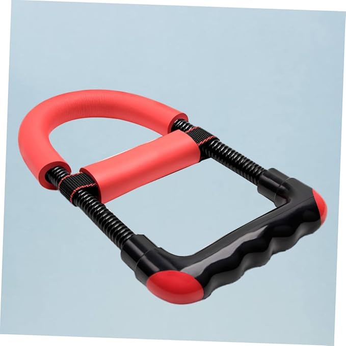 BESPORTBLE Hand Strength Training Device Grip Trainer Core Wrist Strengthener Hand Exerciser Grip Strengthener Aluminum Handles for Climbers Weightlifters and Athletes Red