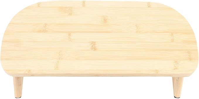 Wooden Meditation Bench - Ergonomic Detachable Kneeling Stool with Soft Cushion for Yoga - Blue, Includes Carry Bag (Gray)