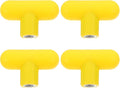 4pcs T-Handle Knob: M8 Rotating Grip - Pulley Loading Pin Handle for Gym Machines Fitness Equipment Workout Machines - Strength Training Equipment Attachments