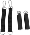 Pull Up Handle Cable Attachment with TPR Rubber Coated Grip, Anti - Slip Weightlifting Gym Equipment Handle - Comfortable Strength Training, Portable Fitness Accessory for Home o