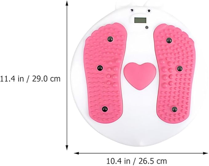 SUPVOX Rotating Waist Twist Board Fitness Plate with Magnetic Resistance and Foot Massage for Home Ab Exercise