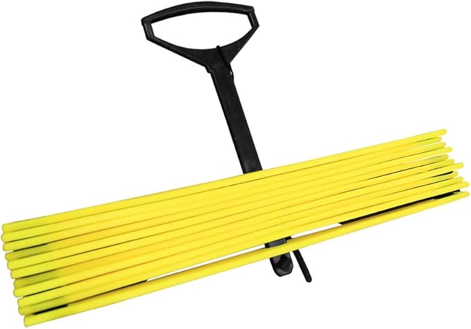 Feet Speed and Agility Training Ladder for High-Intensity Training in Boxing, Soccer, Football, Lacrosse, and Ice Hockey - Improve Your Footwork and Coordination, 15 Feet