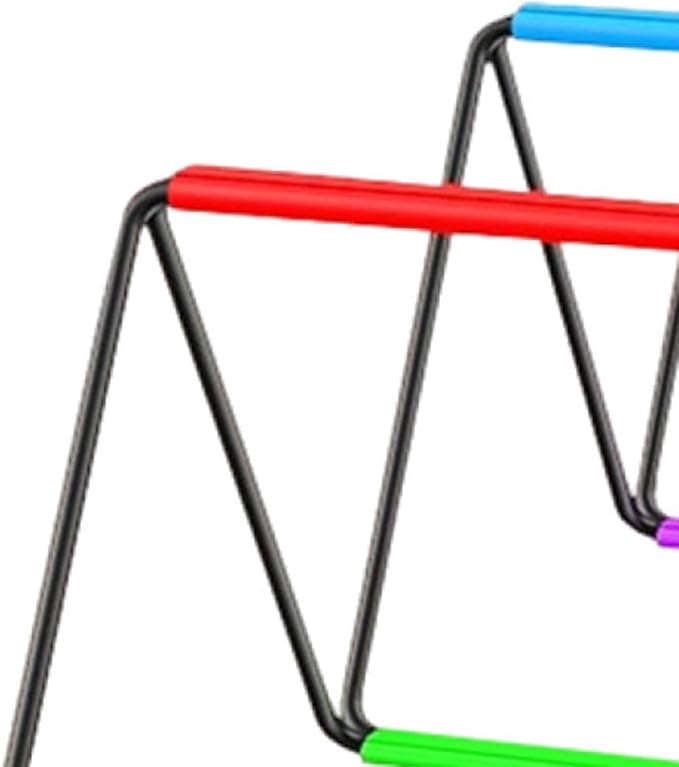 Agility Ladder Football Footwork Ladder Multipurpose Adjustable Jumping Hurdles for Soccer Volleyball Rugby, 20 Grids