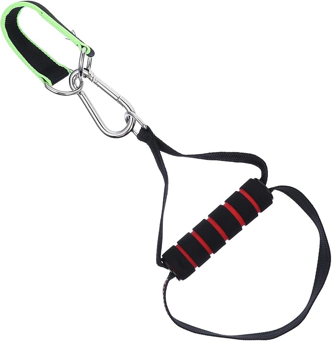 SECFOU Fitness Handle Resistance Band Handle Dual-Function Pulley Pull-up Grip for Strength Training Gym Workout Equipment Attachment