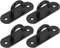 4pcs Stainless Steel Resistance Band Anchor Wall Hooks Heavy Duty Safety Strap Hangers for Home Gym Strength Training Equipment Attachments