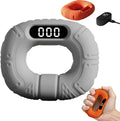 Hand Grip Strengthener with Counting and Pages, Rechargeable Digital Grip Strength Tester, LED Display, Hand Grips Exerciser Equipment for Strength Training-Forearm-Gripper-Finger
