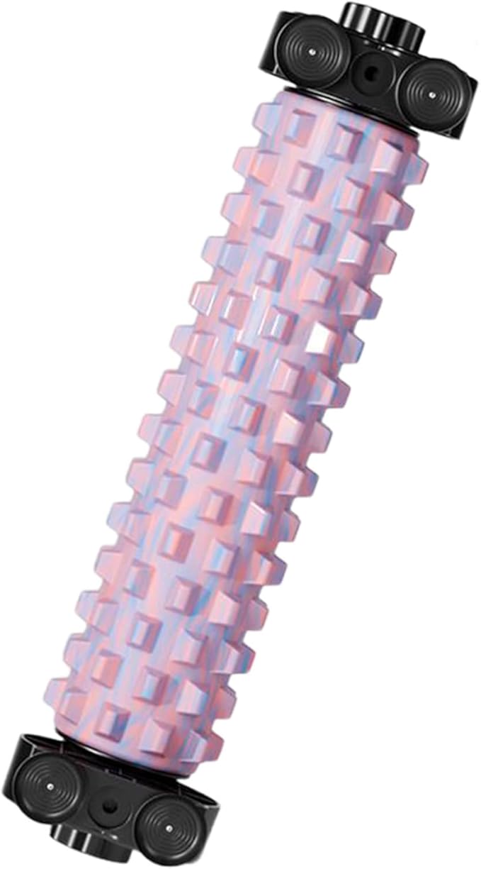 Massage Foam Roller - Suction Cup Back Rolling Massage Equipment,Body Foam Roller with Holder | for Home Gym Yoga Pilates Fitness Workout Post-Sports Training