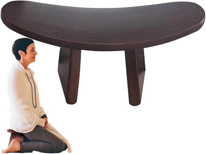 Meditation Bench Seat - Worship Wood Stool, Kneeling Prayer Chair | Versatile Spiritual Tool for Gatherings, Relaxation Sitting Support, Chair with Mindfulness