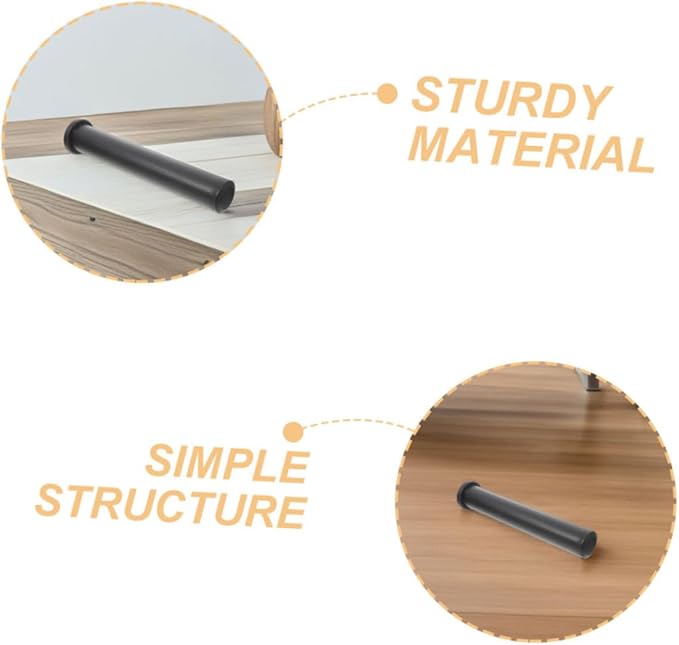 Amosfun Barbell Adapter Sleeve Plastic Handle Cover Flat Head Barbell Rod End Cover Fitness Equipment Attachment for Strength Training