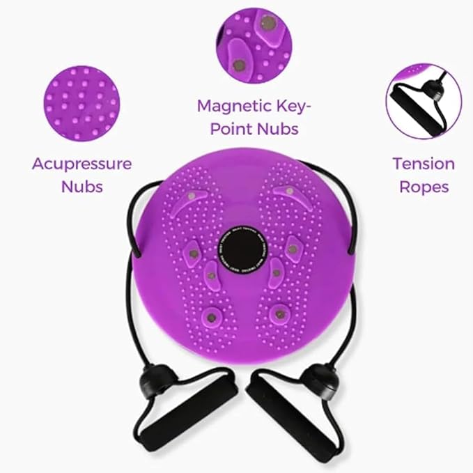Waist Sculptor, 2026 New Waist Sculptor Twister, Body Shaping Waist Sculptor Twist with Drawstring and Foot Massage, Home Gym Workout Equipment for Exercise, Legs, Buttocks, Hip Exercise