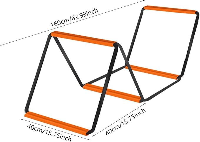 Agility Ladder Football Ladder Balance Agility Training Equipment Foldable Speed Ladder for Soccer Training
