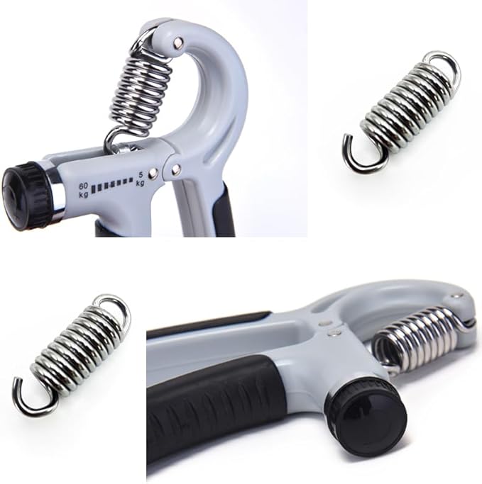 5 Pack Grip Strength Trainer Spring Replacement Stainless Steel Resistant Tension Springs For Hand Grip Strengthener Hand Gripper Squeezer Forearm Strengtheners Exerciser Repair Parts