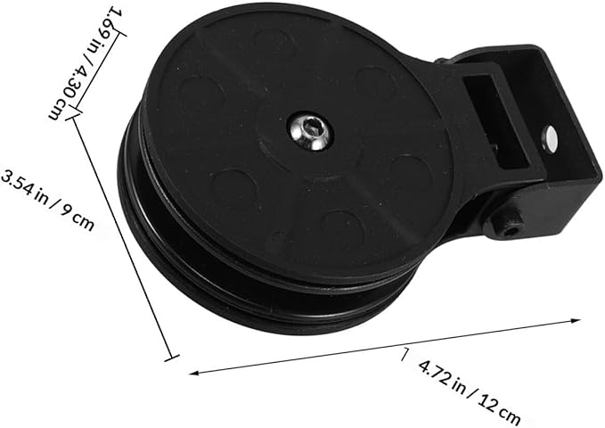 Heavy Duty Pulley Cable Attachment for Gym Pulley System with Swivel Steel Pulldown Attachment for Home Strength Training and Cable Weight Workouts