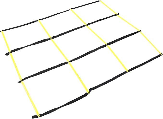 Football Agility Ladder for Speed Training Foldable Soccer Agility Training Ladder with Nine-Square Design for Footwork Drills and Athletic Conditioning