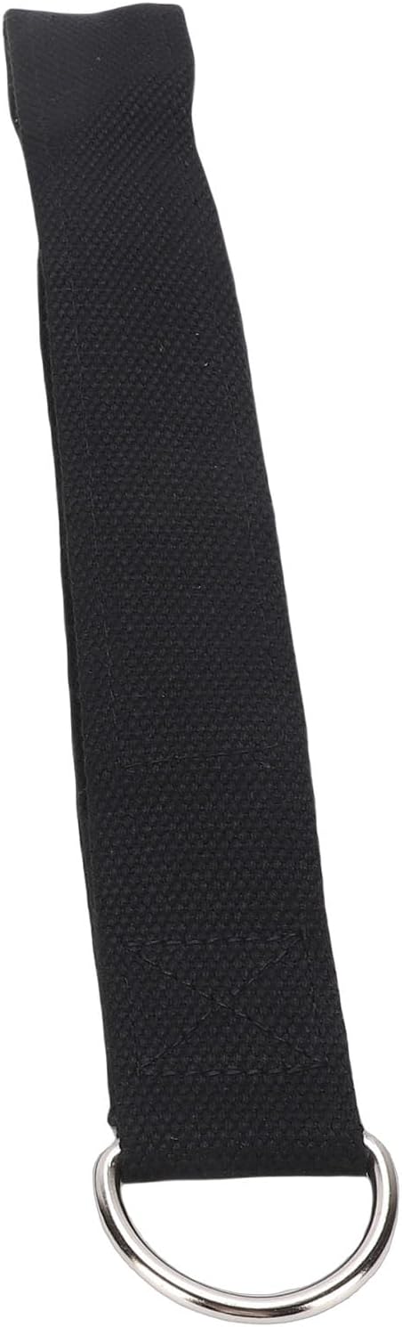 Double Loop Pilates Straps, Cotton and Neoprene Material, Adjustable Design with D Metal Buckle for Home Gym Workouts