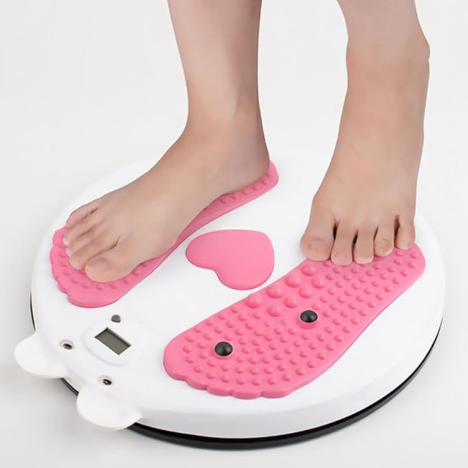SUPVOX Rotating Waist Twist Board Fitness Plate with Magnetic Resistance and Foot Massage for Home Ab Exercise