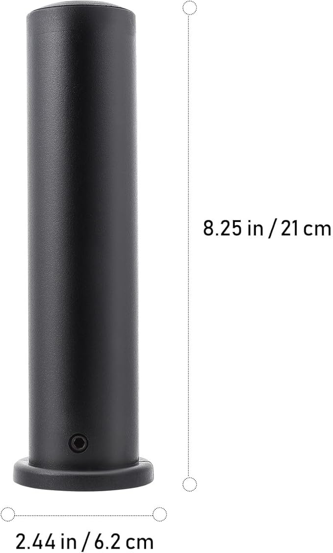 Barbell Handle Grip Plastic Sleeve Attachment Pp Anti-Fall Anti-Skid Flat Head 50mm X 200mm for Strength Training Gym Equipment