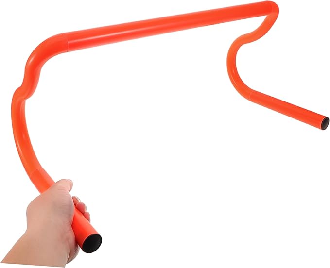 1pc Football Training Hurdle for Agility and Speed Drills Detachable Portable and Jumping Rack Orange