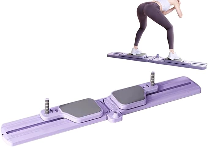 Foldable Skiing Exerciser Leg Splitter Ski Machine Portable Body Slimming Trainer Leg Split Trrainer for Strength & Cardio Kegel Trainer Workout Equipment