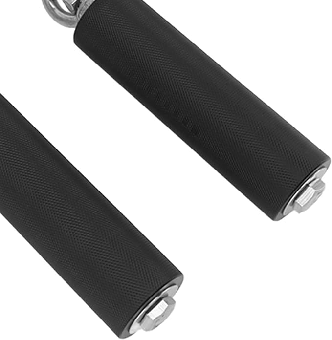 Pull Up Handle Cable Attachment, TPR Rubber Coated Grip, Anti Slip Gym Equipment - Durable Material, Portable Design, Weightlifting and Strength Training