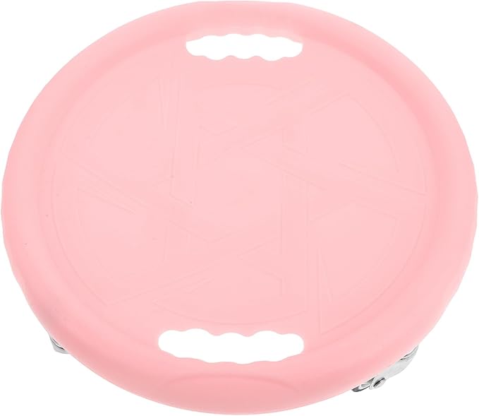 SUPVOX Ab Roller Wheel Core Exercise Equipment with Pink Slide Pads for Abdominal and Back Workout, Quiet Floor Sliders for Home Fitness and Strength Training