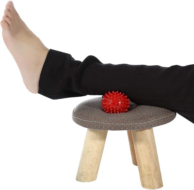 Spiky Massage Ball Peanut Massager Ball Fitness Exercise Mobility Peanut Ball Pain Muscle Steess Foot Myofascial Relief for Plantar Fasciitis Heel Foot Arch Pain ()