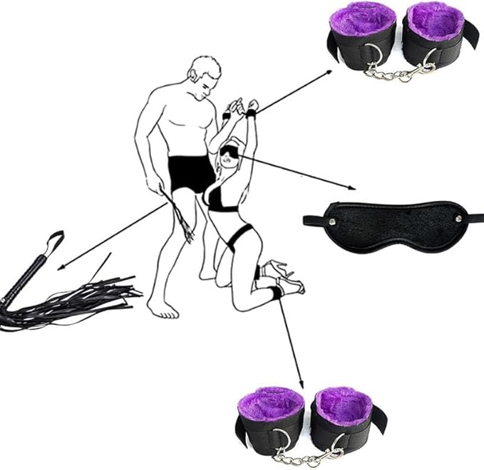 11-Piece Plush Pilates Training Kit, Stretch Strap, Hip Support Accessories, Bed Pilates, Multi-Functional Body Shaping (Purple) - Y6