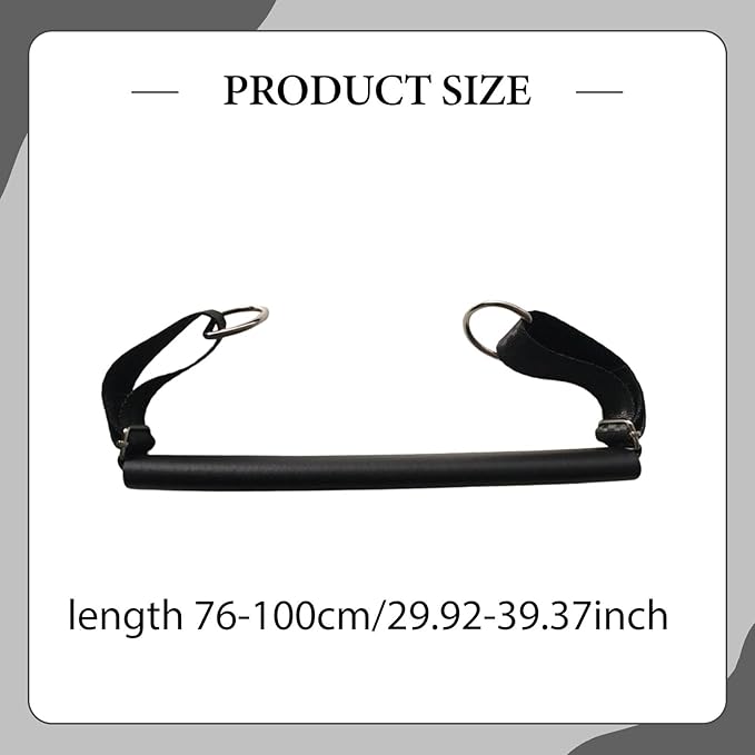 Pilates Foot Strap, Pilates Accessory, Portable, Length-Adjustable, Training Strap for Gym, Home, Arm Exercises