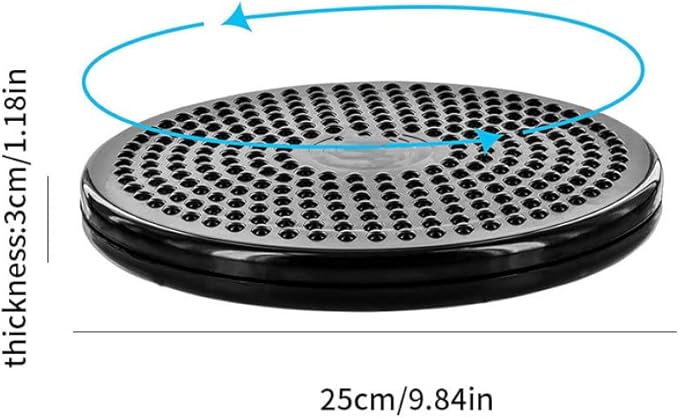 Twist Board for Exercise 9.6 Inch Large Non-slip Safety Wobble Board Waist Twisting Disc for Women Men Slimming and Strengthening Abdominal & Stomach Exercise Equipment At Home,Sports
