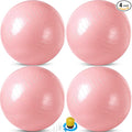 Leyndo 4 Pcs 26 Inch Yoga Exercise Ball Pilates Pregnancy Birthing Fitness Ball with Quick Pump Anti Burst for Improved Posture, Balance, Yoga, Pilates, Training