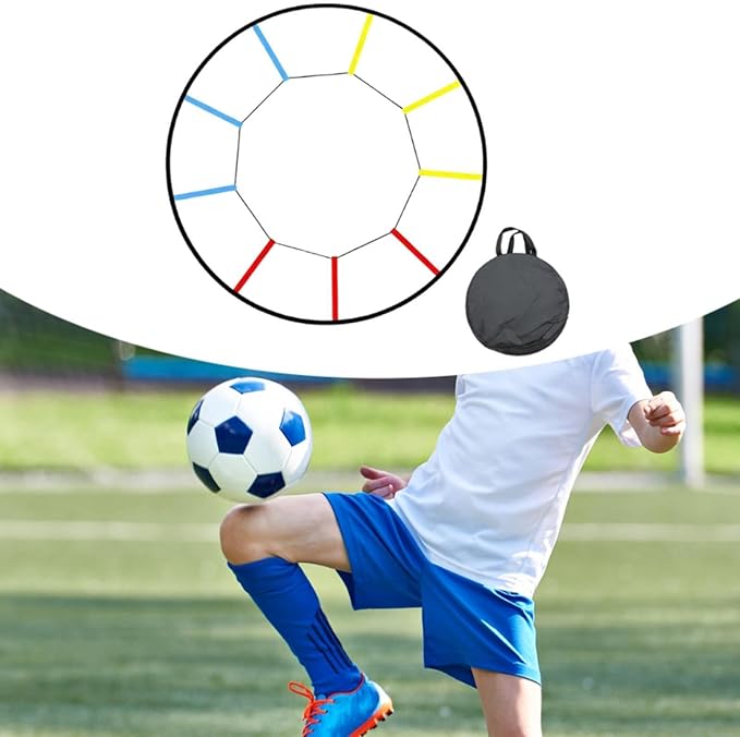Round Agility Ladder Footwork Ladder Improves Coordination Sturdy for Kids Adults Speed Training Equipment for Soccer