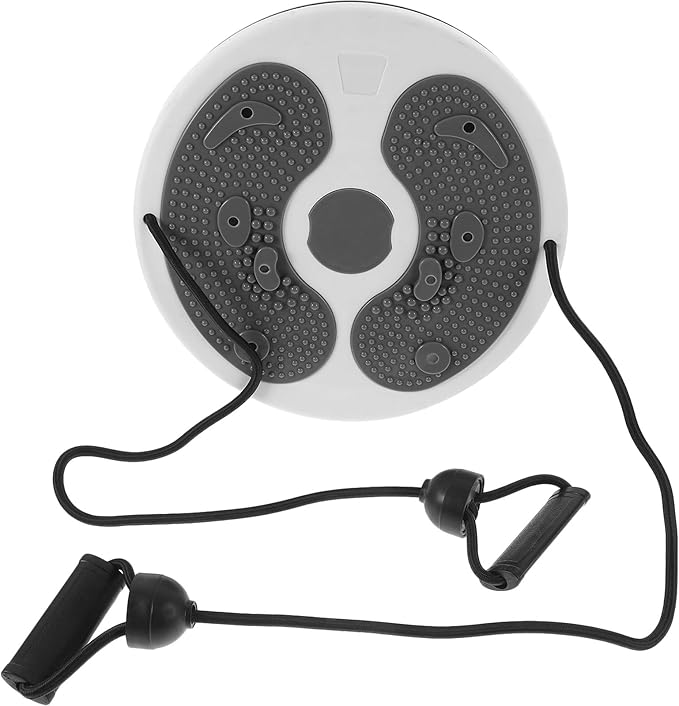 VALICLUD Household Waist Massage Machine Twisting Waist Disc with Rope Plastic Fitness Twisting Board for Abdominal Exercise and Body Sculpting at Home