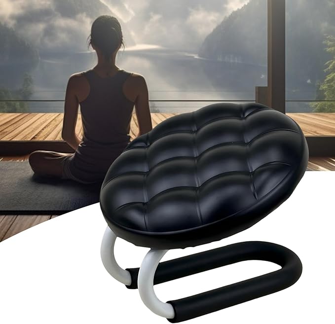 Meditation Bench - Mindfulness Prayer Seat for Calm Support, Ergonomic Kneeler Stool with Portable Lightweight Comfort, Zen Relaxation Bench for Women Men Adults Seniors Beginners Office