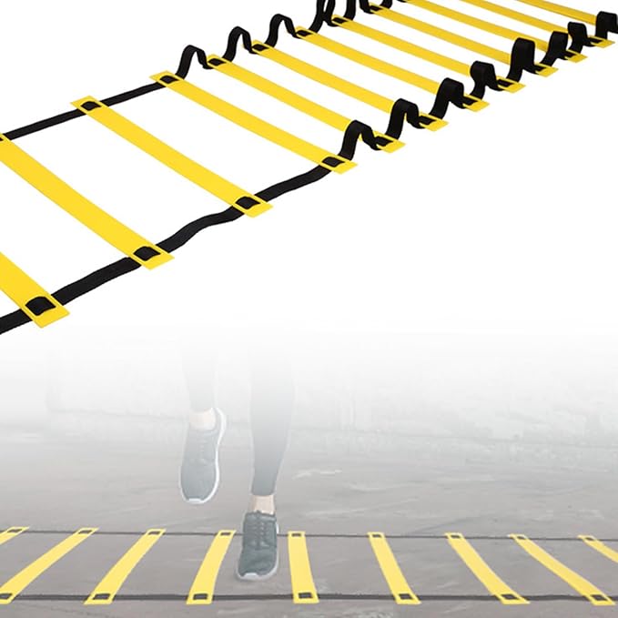 Agility Ladder Speed Training Set Exercise Ladders for Soccer Football Footworks Sports Training with Carry Bag Fitness